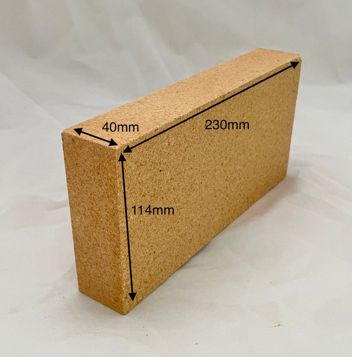 Fire brick, 230 x 115 x 40mm