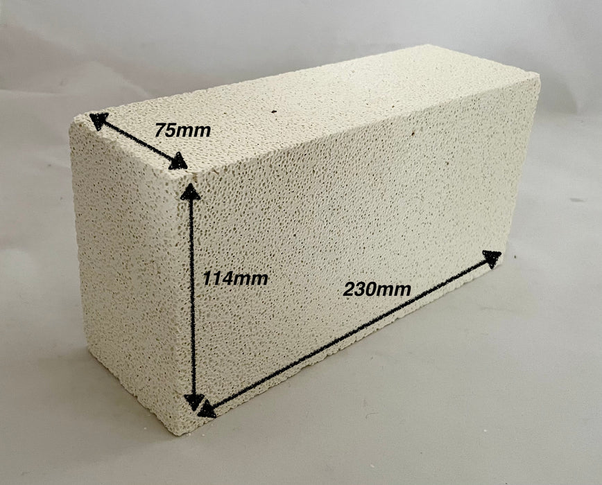 Insulation Fire Brick, 230 x 114 x 75mm JM26