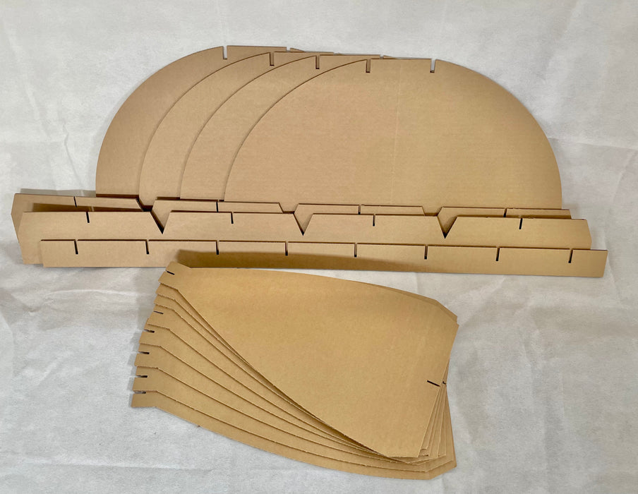 600mm Cardboard Oven Mould Dome Only