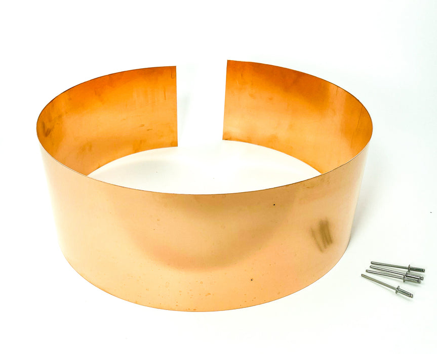 Decorative Ring, Copper, 100mm wide, Ring Only