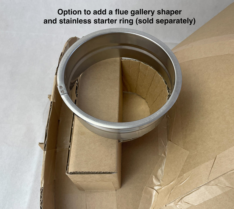800mm Cardboard Mould Basic, Short Entrance, No Flue, Ideal for Cob Ovens