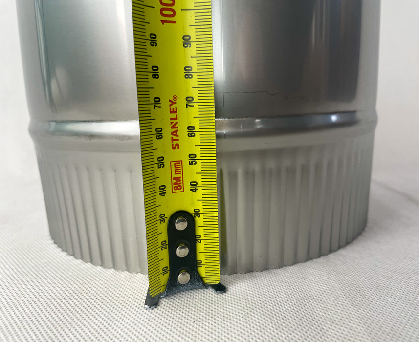 Flue Pipe, Stainless Steel, 600mm Length - three sizes available