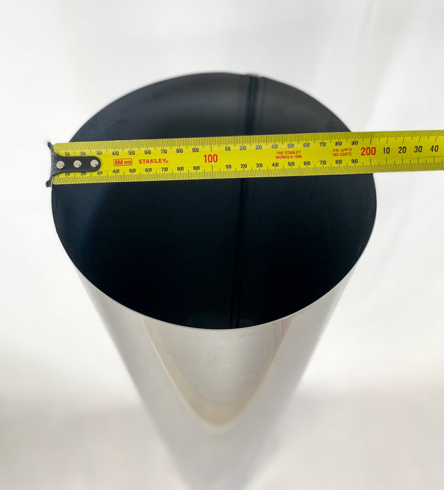 Flue Pipe, Stainless Steel, 600mm Length - three sizes available