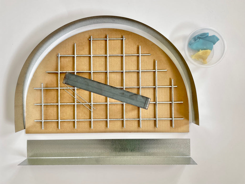 Door Mould for 950mm Pizza Oven Including Reinforcing and Handle