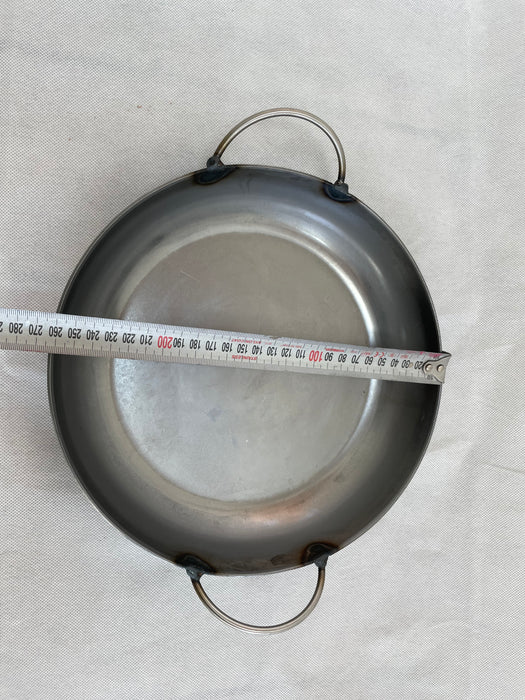 Paella Pan, 260mm, Iron, NZ Made, Commercial Grade