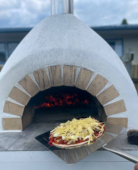 Pizza Peel, 270mm Square Head, NZ Made, Stainless Steel - two lengths available