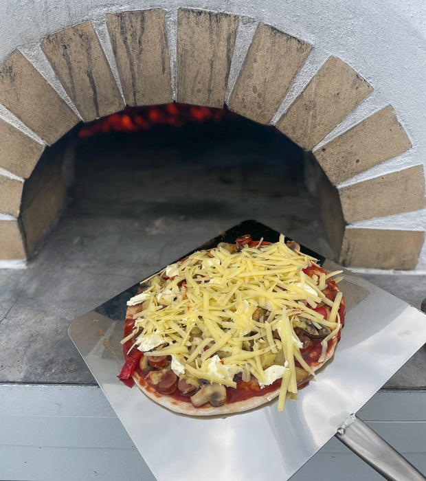 Pizza Peel, 270mm Square Head, NZ Made, Stainless Steel - two lengths available