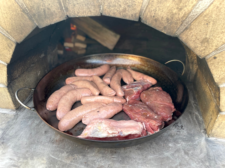 Paella Pan, 400mm, Iron, NZ Made, Commercial Grade