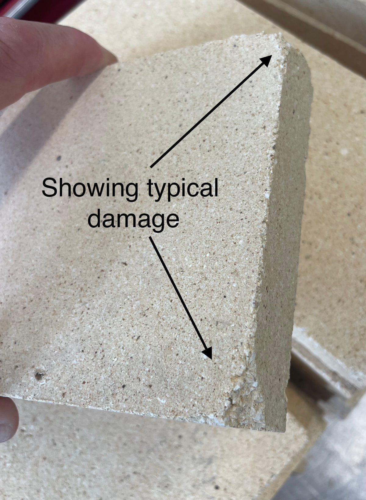 Fire bricks 230 x 114 x 25mm Seconds Grade Lot of 16 Bricks — Primal Fires