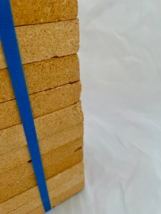 Fire bricks 230 x 114 x 30mm Seconds Grade, Lot of 12 bricks