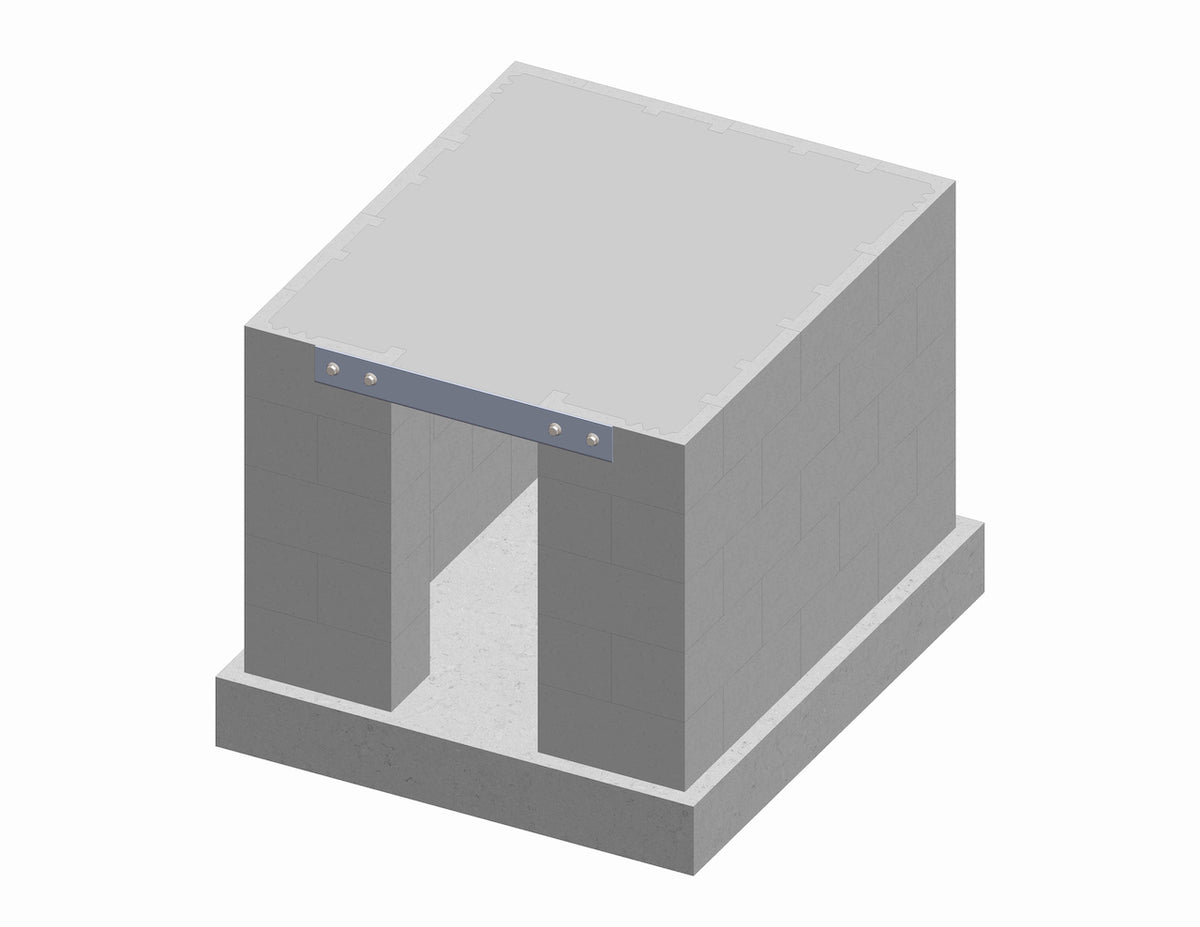 Concrete Block Stand Pack for 800mm Oven - With Front Return — Primal Fires