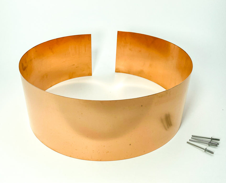 Decorative Ring, Copper, 100mm, Full Kit Including Mortar To Fill