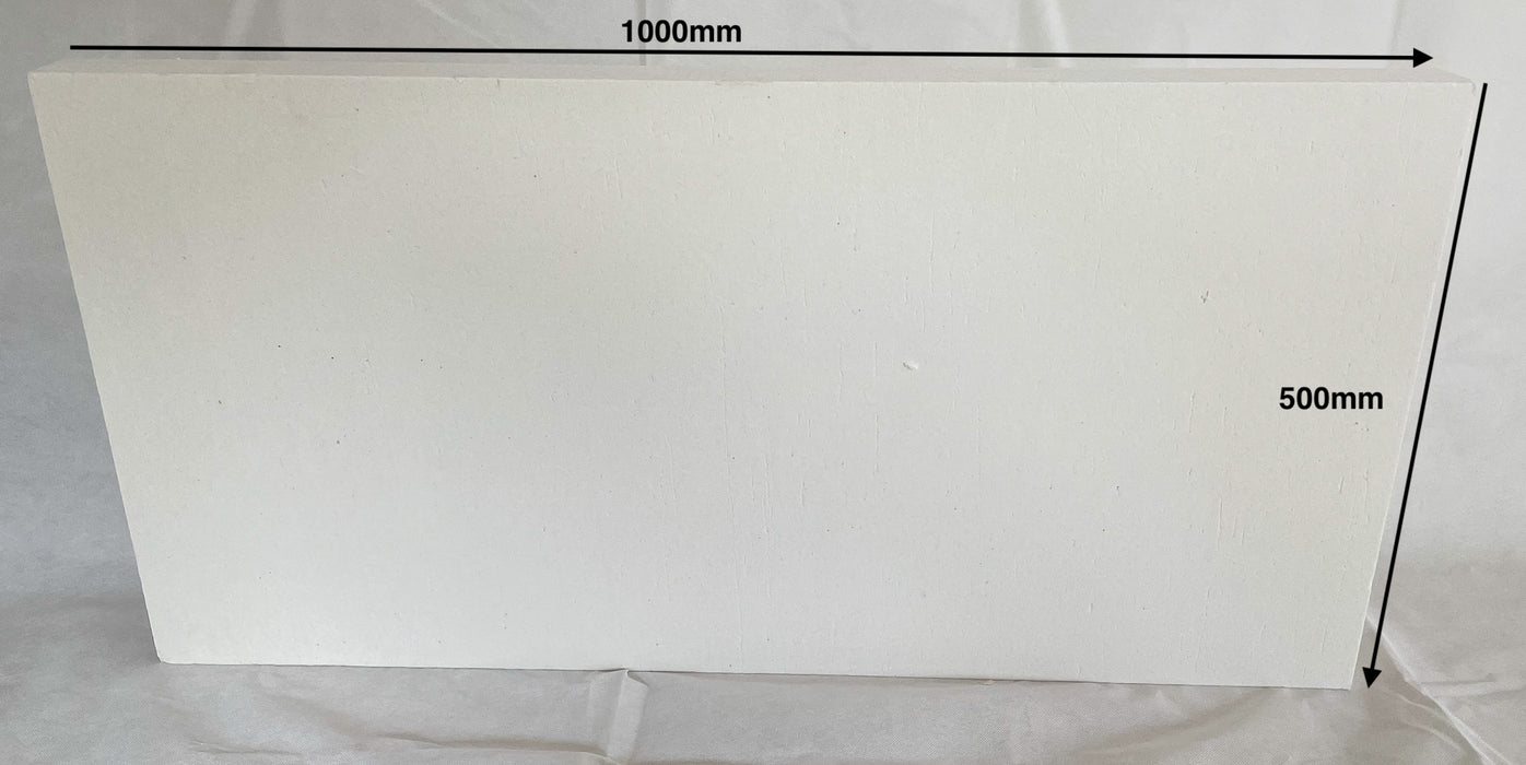 Ceramic Fibre Insulation Board, 1000mm x 500mm x 50mm