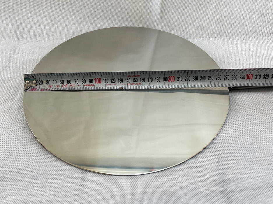 Pizza Peel, 275mm Round Head, NZ Made, Stainless Steel