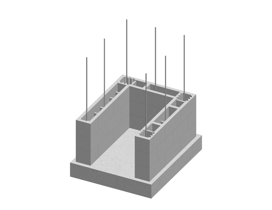 Concrete Block Stand Pack for 600mm Oven